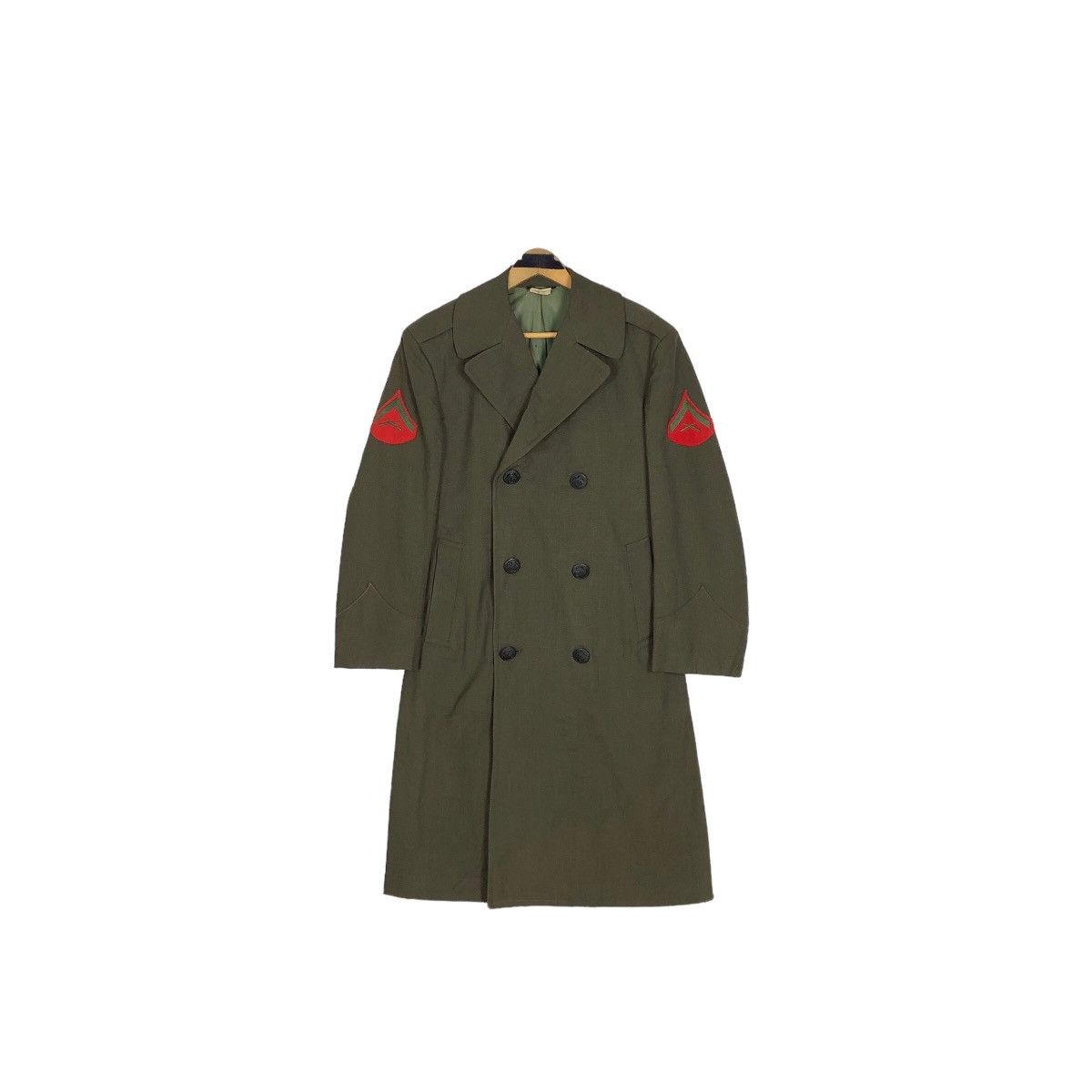 Vintage Vintage 70s United States Marine Corps Wool Trench Coat Size US S / EU 44-46 / 1 - 2 Thumbnail