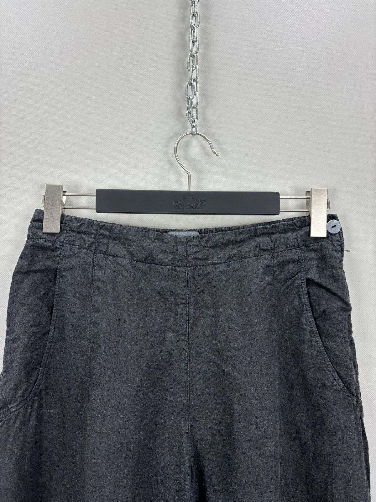 OSKA Womens linen pants OSKA Size 2 Color Black Size 26" / US 2 / IT 38 - 4 Thumbnail