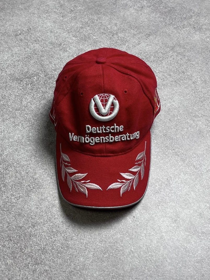 Other VINTAGE FERARRI SCHUMACHER F-1 RACING Y2K CAP OS Size ONE SIZE - 2 Thumbnail