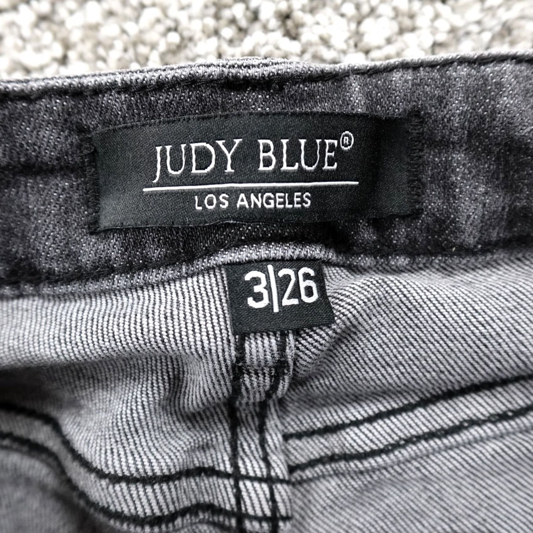 Denime Judy Blue Jeans Womens 3 Black Denim Pants Trouser Mid Rise Skinny Capri Stretch Jeans Size 26" / US 2 / IT 38 - 6 Thumbnail