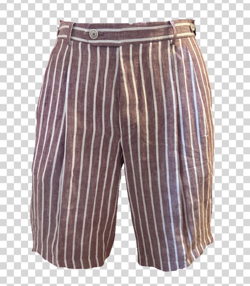 Hugo Boss HUGO BOSS Pleated Linen Business Casual Shorts Size US 32 / EU 48 - 10 Thumbnail
