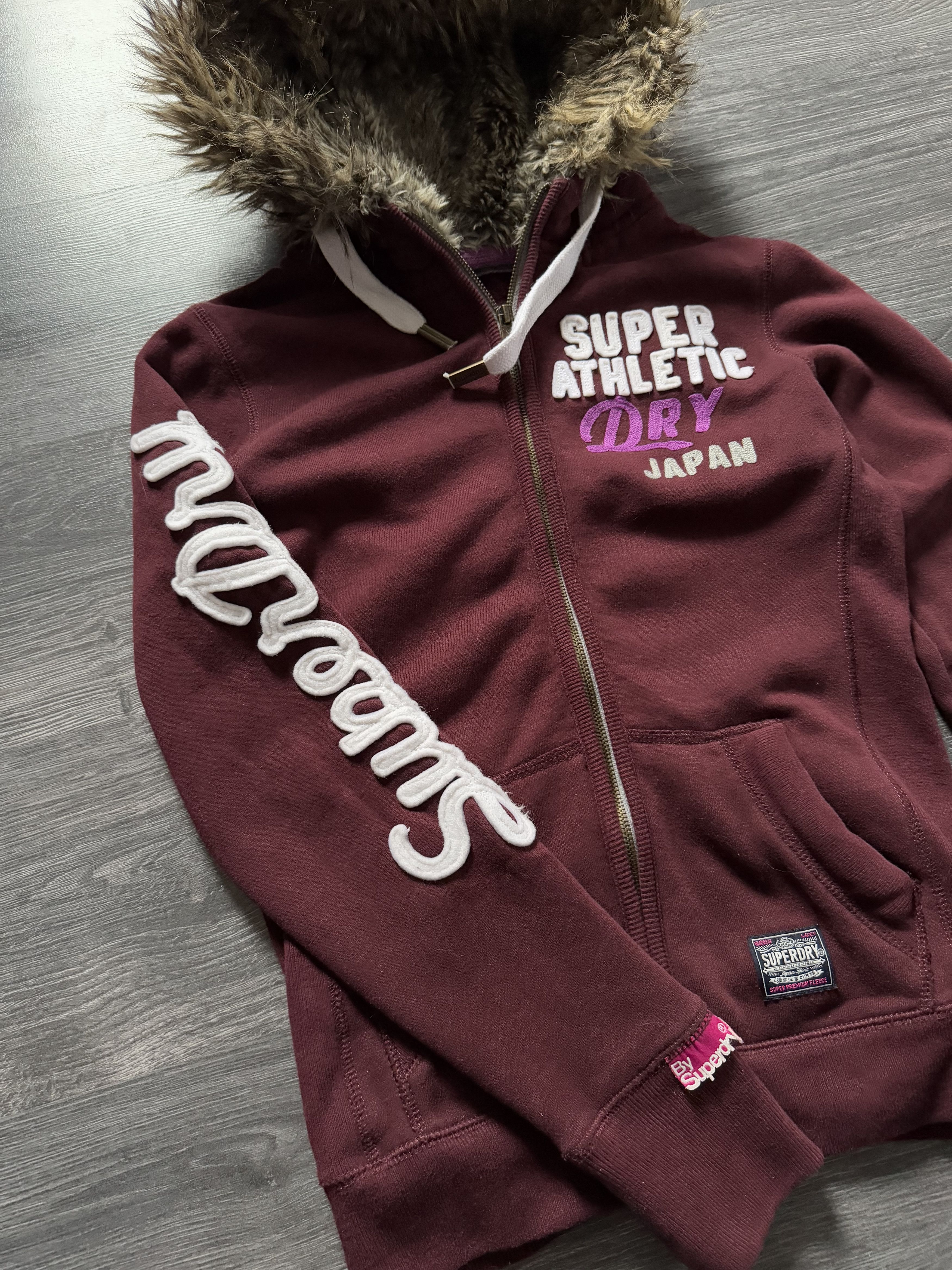 Y2K Super Dry Japanese Fur Hoodie IfSixWasNine LGB style