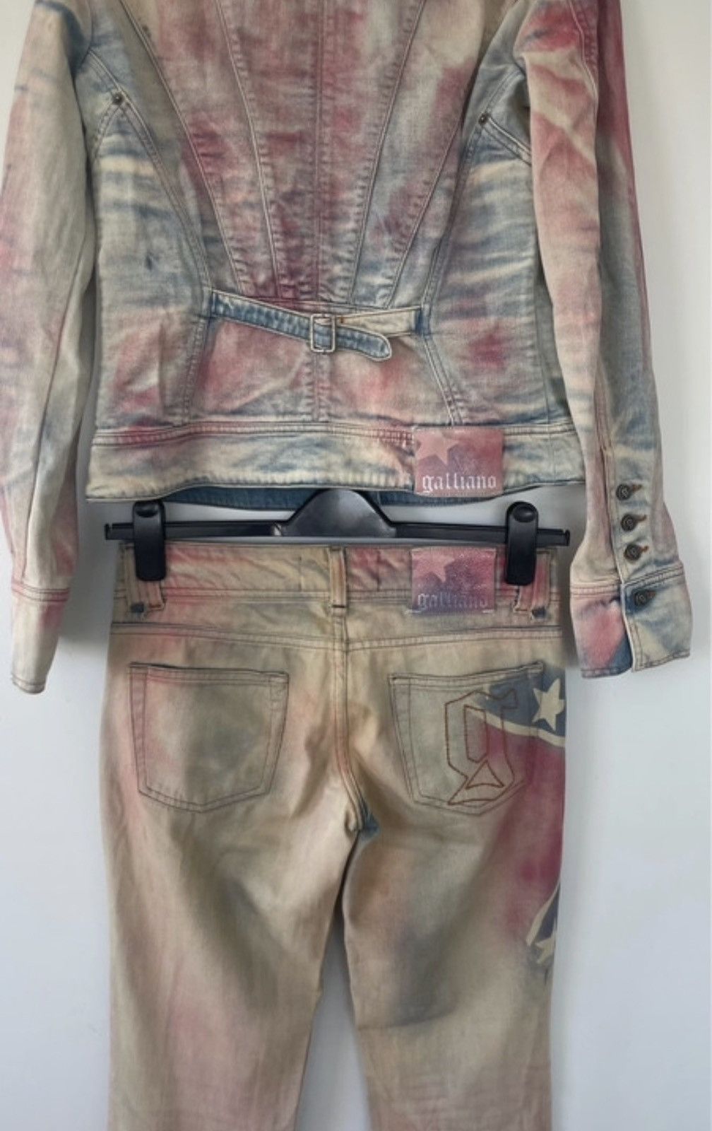 John Galliano John Galliano denim flag set Size S / US 4 / IT 40 - 2 Thumbnail