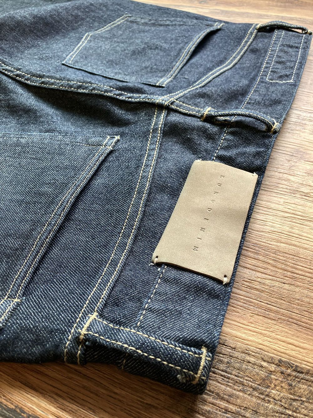 KURO KURO DENIM “Helvetica” W31xL32 One Wash Japanese Selvedge Size US 31 - 13 Thumbnail
