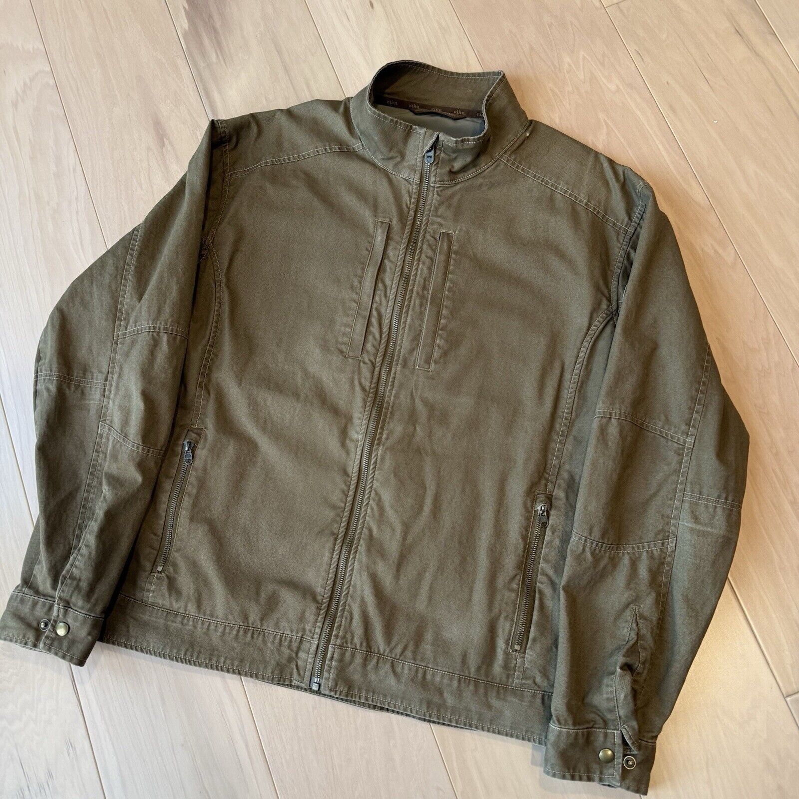 Kuhl Kuhl Burr Jacket 2XL Brown Full Zip Heavy Canvas Outerwear Size US XXL / EU 58 / 5 - 9 Thumbnail