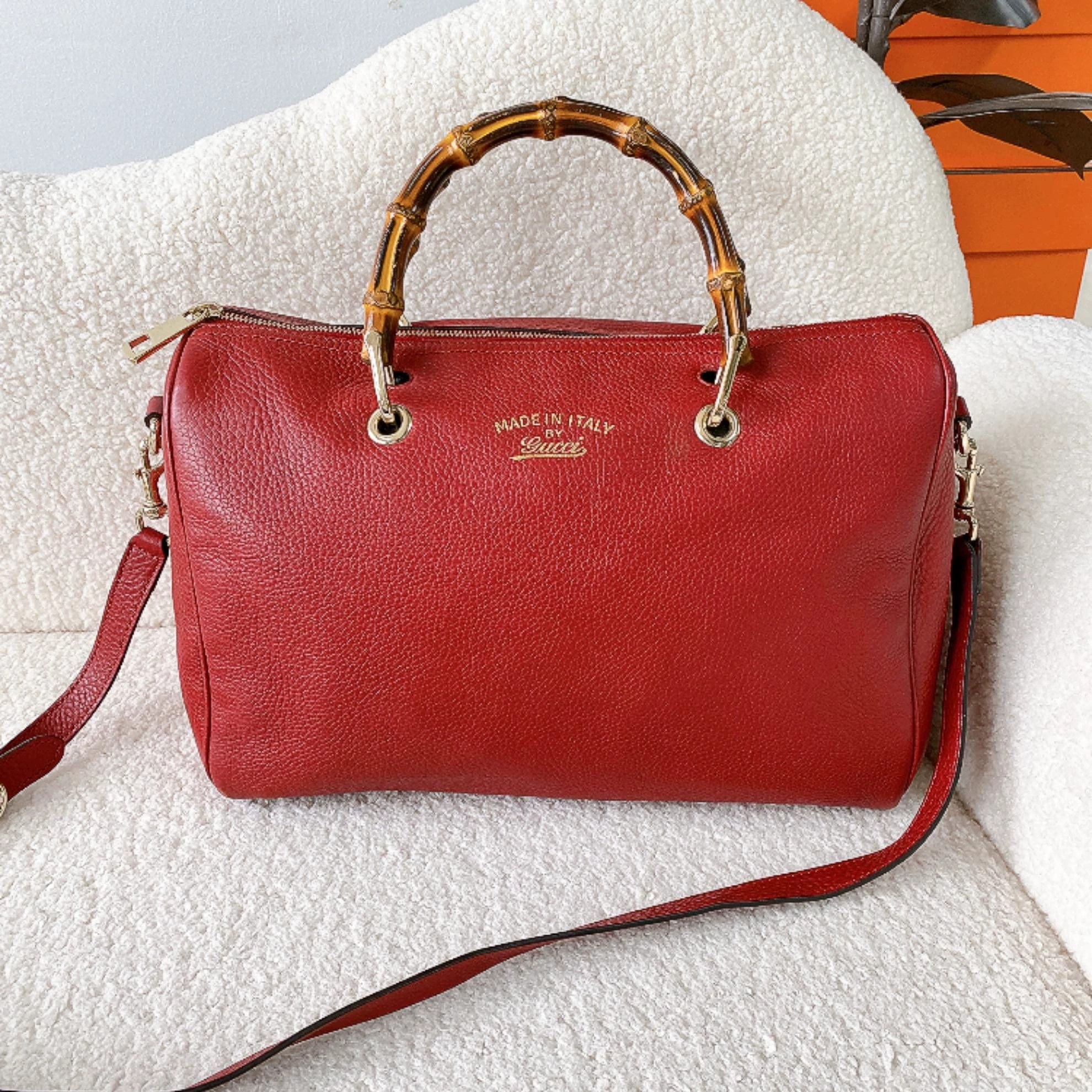 Gucci Gucci Red Multi-handle Shoulder Crossbody Bag 9183 Size ONE SIZE - 1 Thumbnail