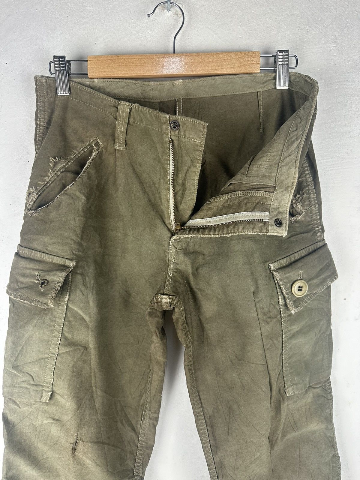 If Six Was Nine CARGO PANTS HR MARKET DRAWSTRING MULTIPOCKET SENDITIONARIES Size US 29 - 9 Thumbnail