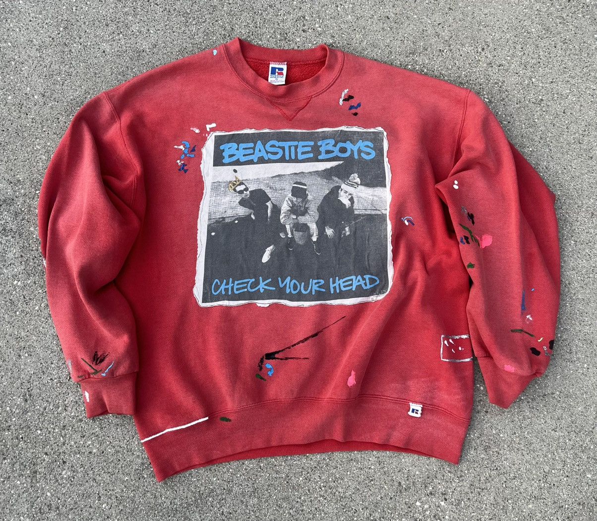 Russell Athletic × Vintage Custom Beastie Boys Vintage Russell Athletic Crewneck Faded Size US L / EU 52-54 / 3 - 1 Thumbnail