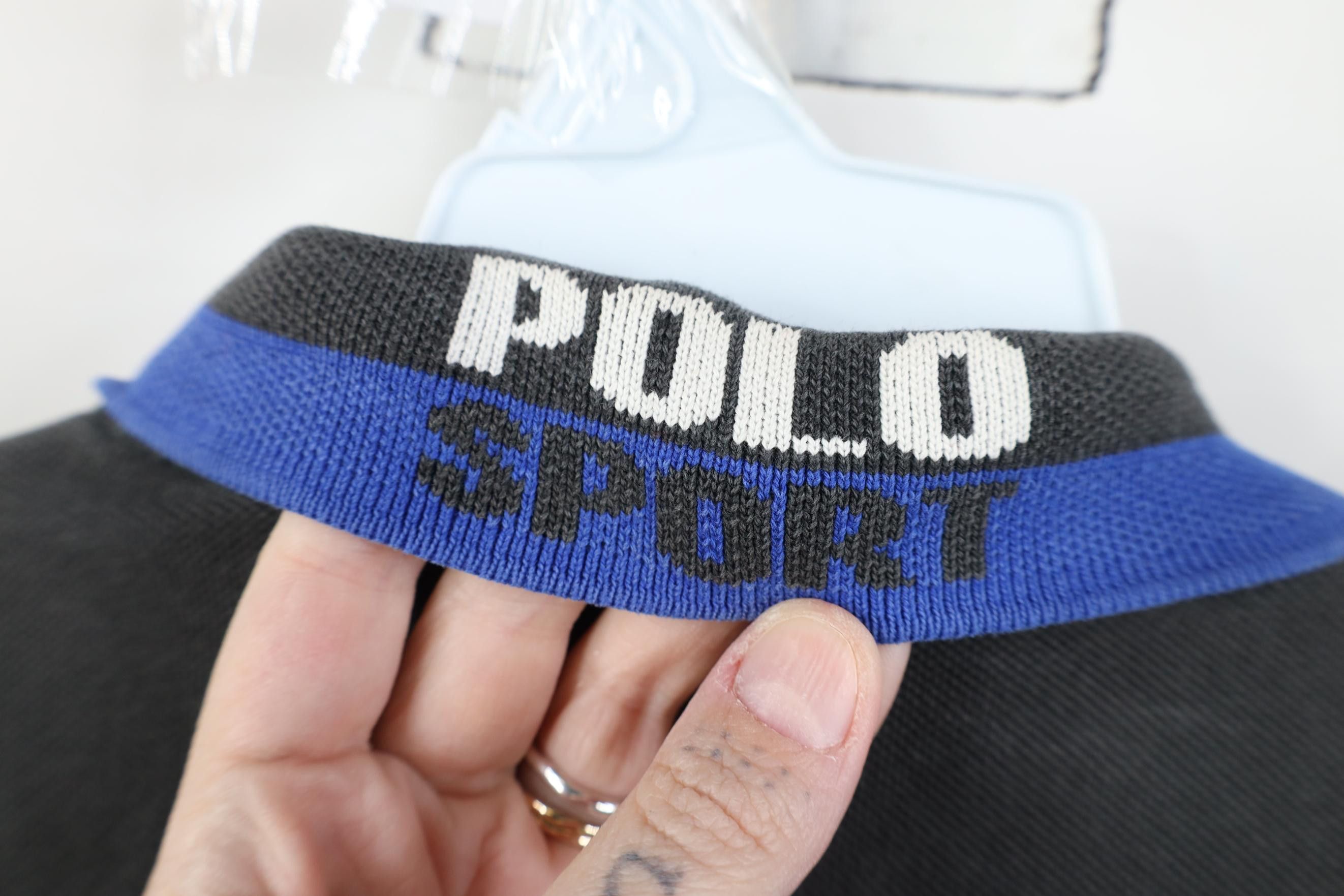Polo Ralph Lauren Vintage 90s Polo Sport Ralph Lauren Golf Polo Shirt Black Size US XL / EU 56 / 4 - 11 Thumbnail