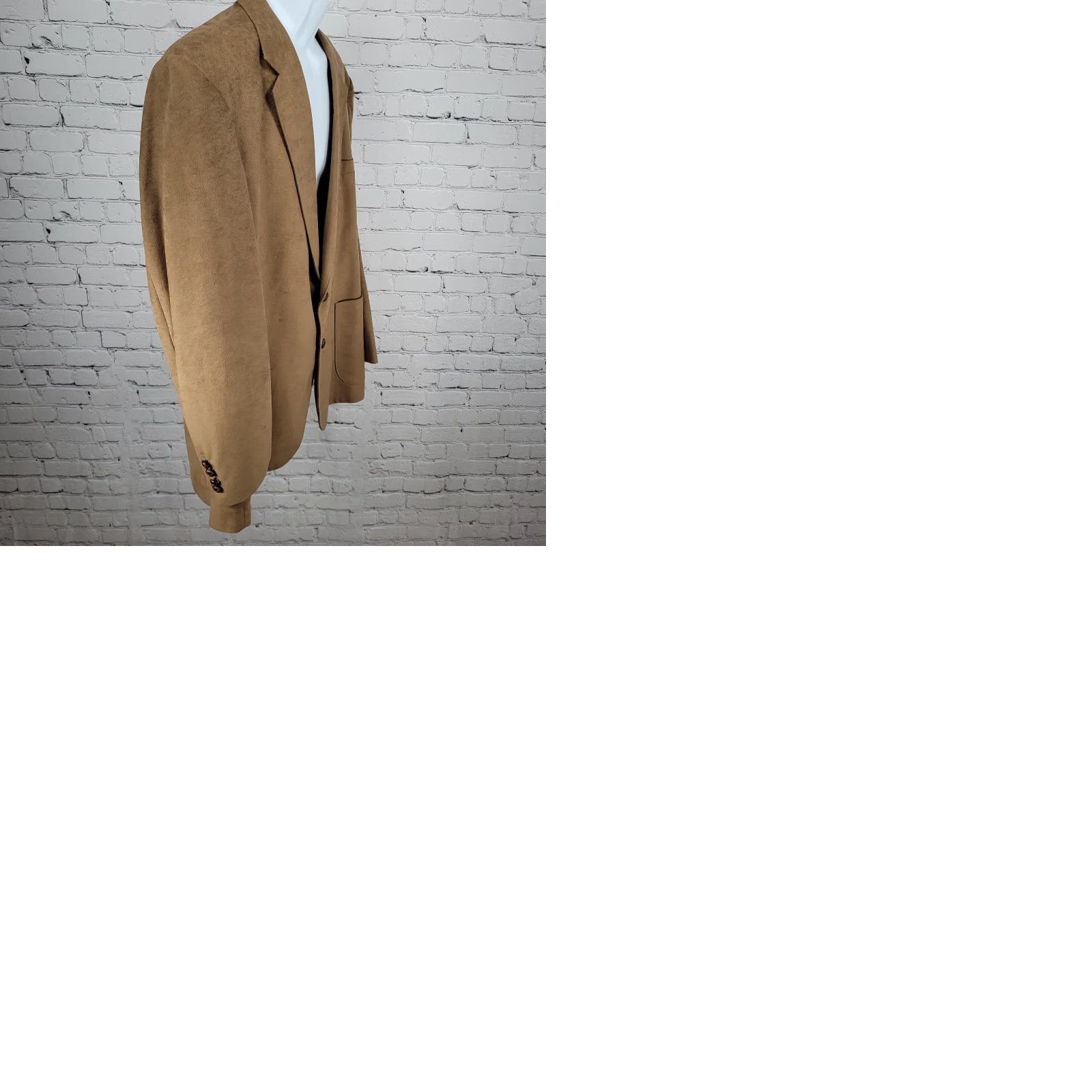 McGregor VINTAGE McGregor Brown Sport Coat Jacket Notch Single-Vented 2 Button 50R Mens White? Size US M / EU 48-50 / 2 - 10 Thumbnail