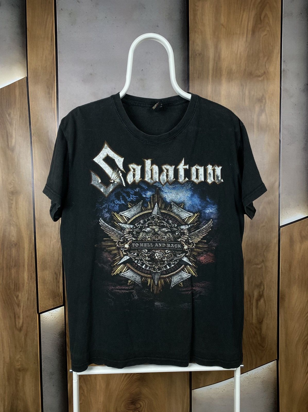 Band Tees 🎸Vintage 00s T-Shirt Sabaton To Hell And Back Rock Band Tee🎸 Size US L / EU 52-54 / 3 - 1 Thumbnail
