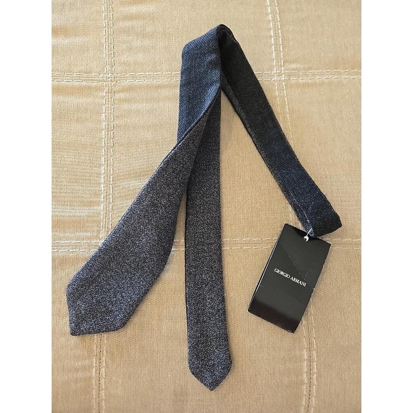 Giorgio Armani VTG Giorgio Armani Handmade Neck Tie Made in Italy '90s Size ONE SIZE - 3 Thumbnail