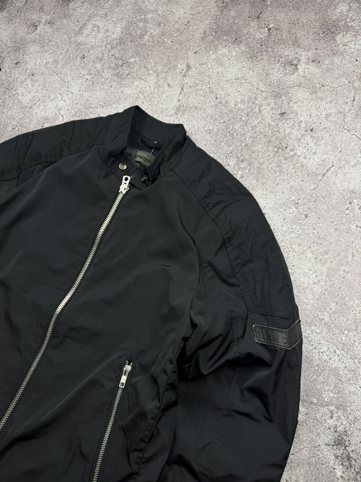 Diesel 🔥Avant Garde Rick Owen’s style ! Diesel Biker Bomber Jacket🔥 Size US M / EU 48-50 / 2 - 3 Thumbnail