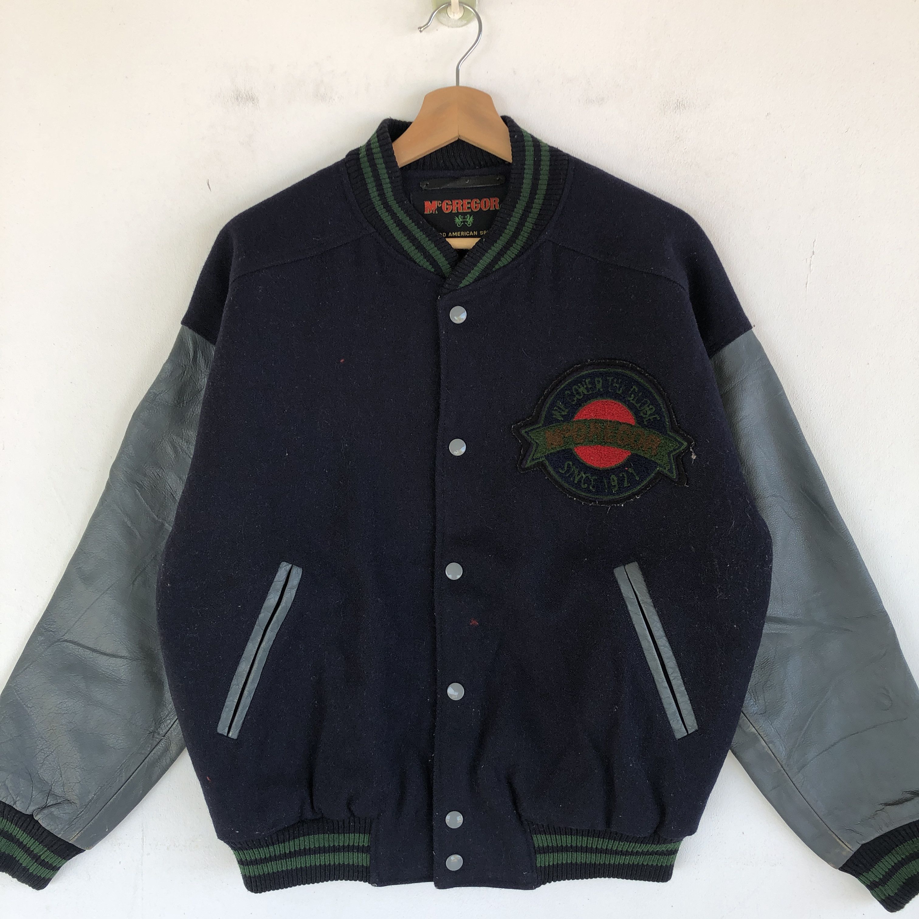 McGregor Vintage McGregor Varsity Jacket McGregor Leather Wool Jacket Size US M / EU 48-50 / 2 - 3 Thumbnail