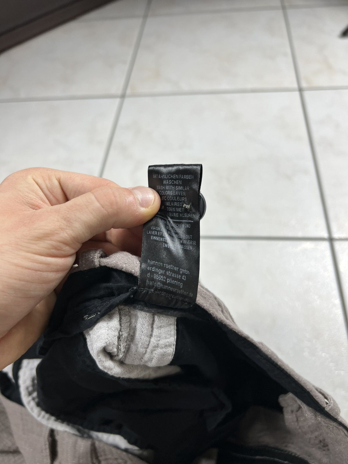 hannes roether Hannes Roether avant garde shrunk patterned pants Size US 34 / EU 50 - 16 Thumbnail