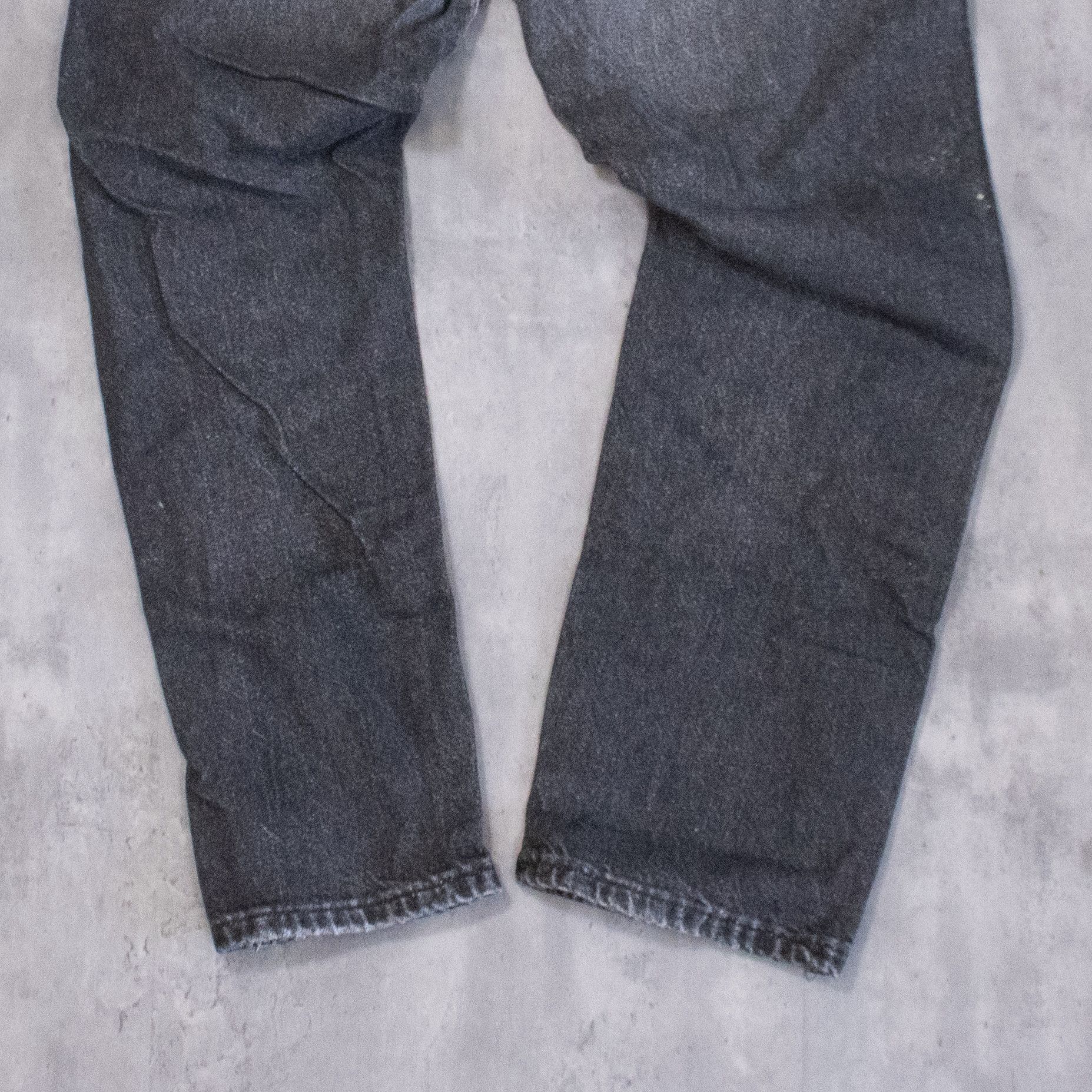 Rustler × Vintage Y2K 2000’s Rustler Faded Black Straight Legged Denim Pants Size US 35 - 11 Thumbnail
