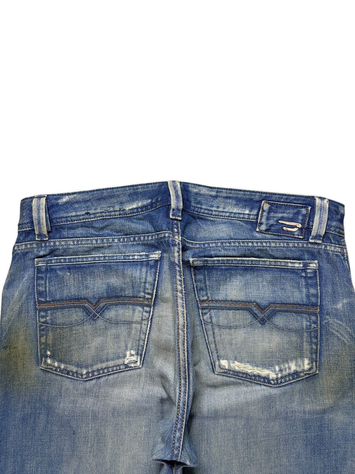Diesel × Diesel Black Gold Vintage Italy Diesel Mud Wash Distressed Baggy Jeans Size US 36 / EU 52 - 8 Thumbnail