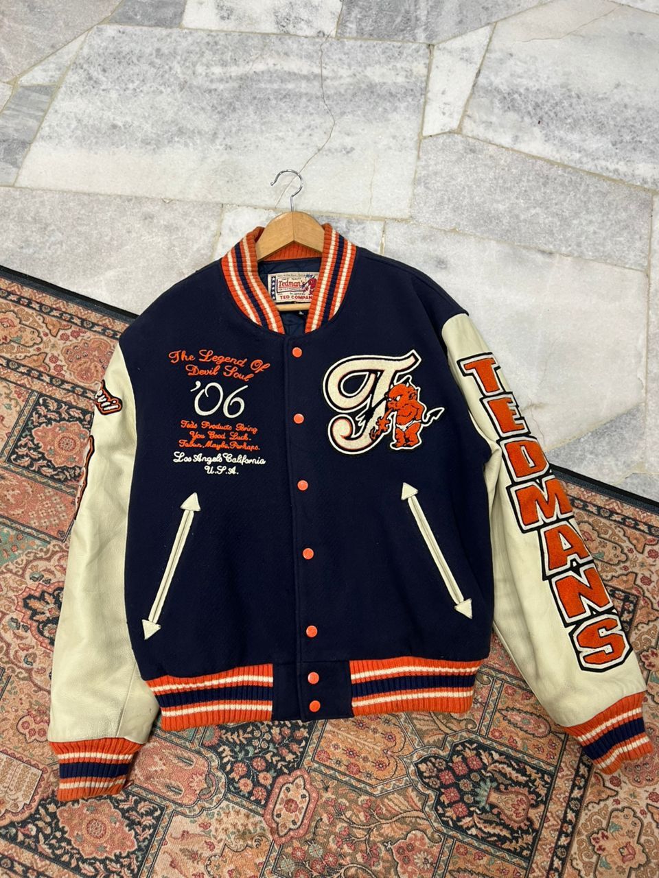 Tedman Tedman’s Devils Embroidery Varsity Jacket Size US L / EU 52-54 / 3 - 1 Thumbnail