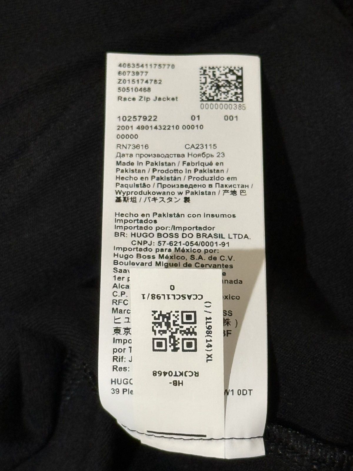 Hugo Boss Hugo Boss Stretch Cotton Sweatshirt with Zip US L Size US L / EU 52-54 / 3 - 5 Thumbnail
