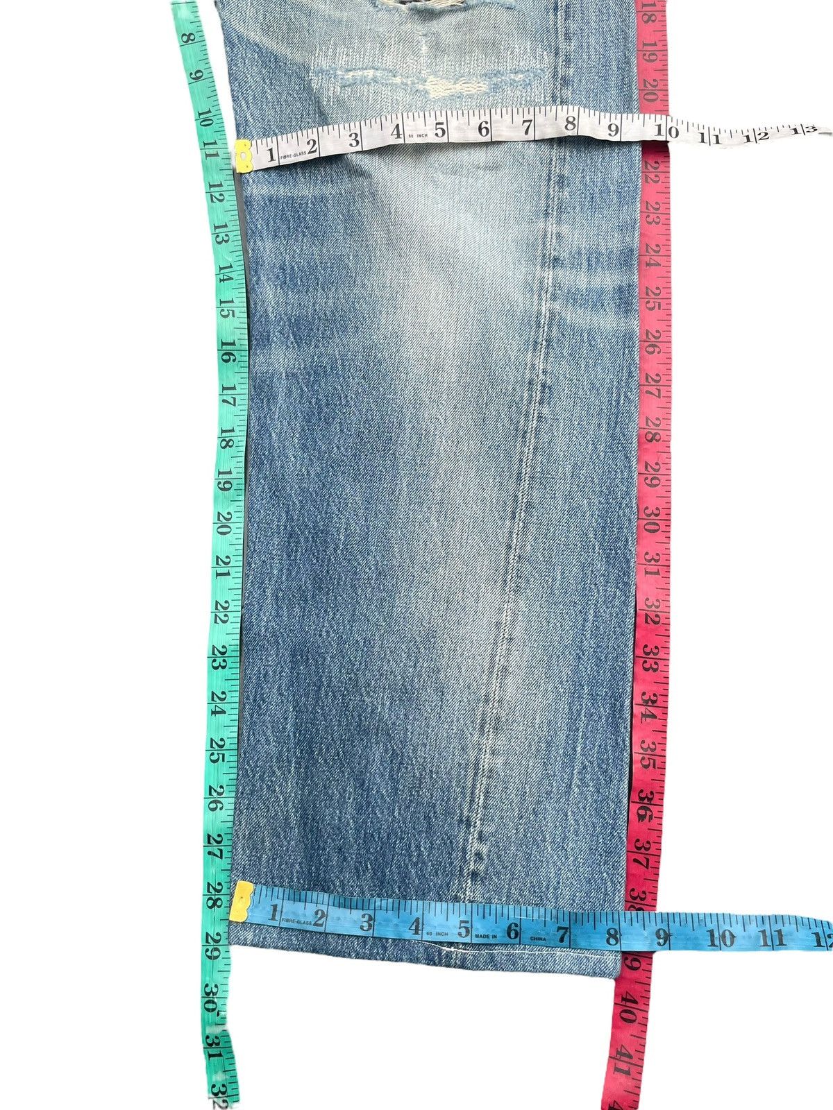 Levi's Vintage 90’s Levi’s Lot 501Z E Selvedge Distresed Size US 34 / EU 50 - 24 Thumbnail