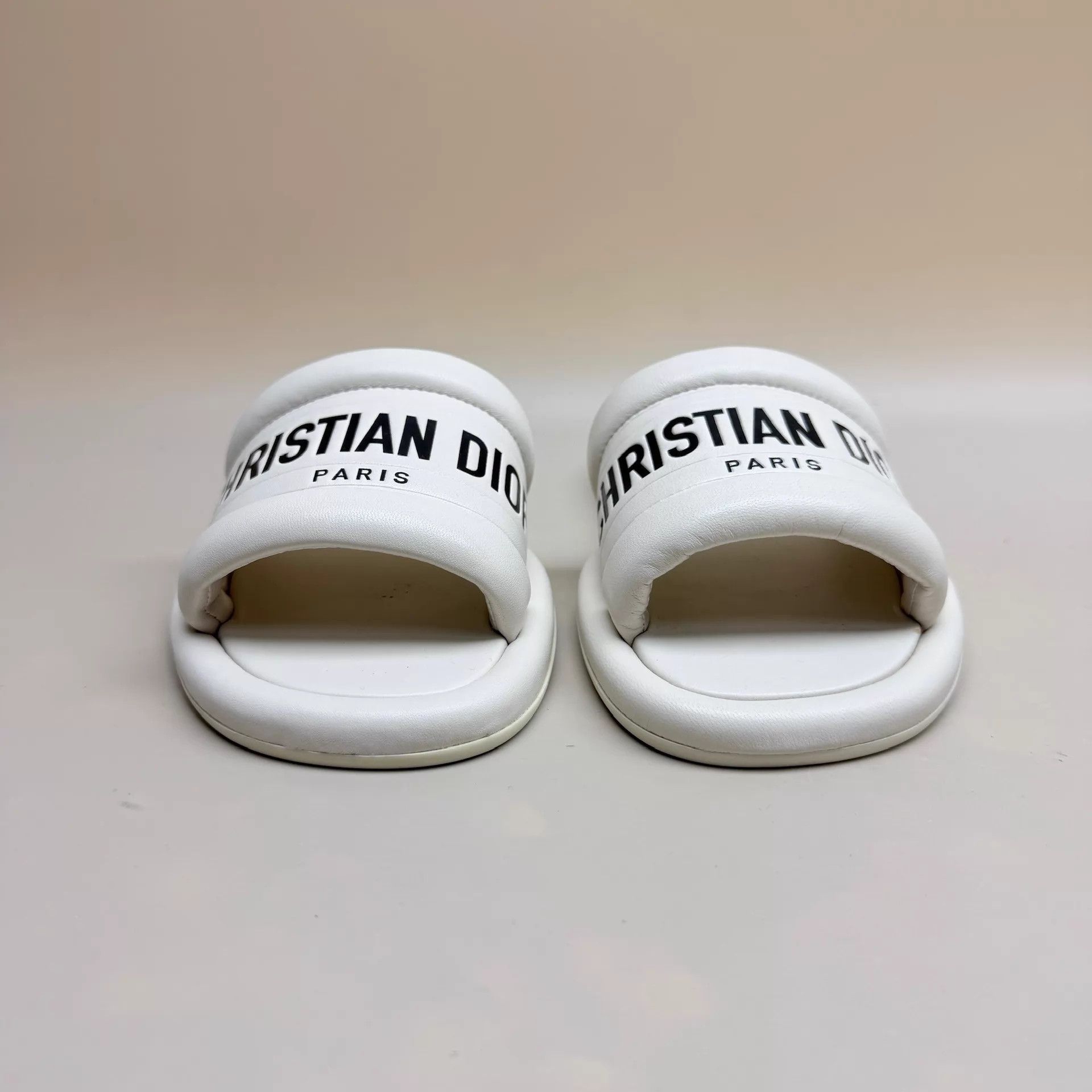 Dior Dior Black & White Logo Slippers 36.5 New Unworn Size US 6 / IT 36 - 2 Thumbnail