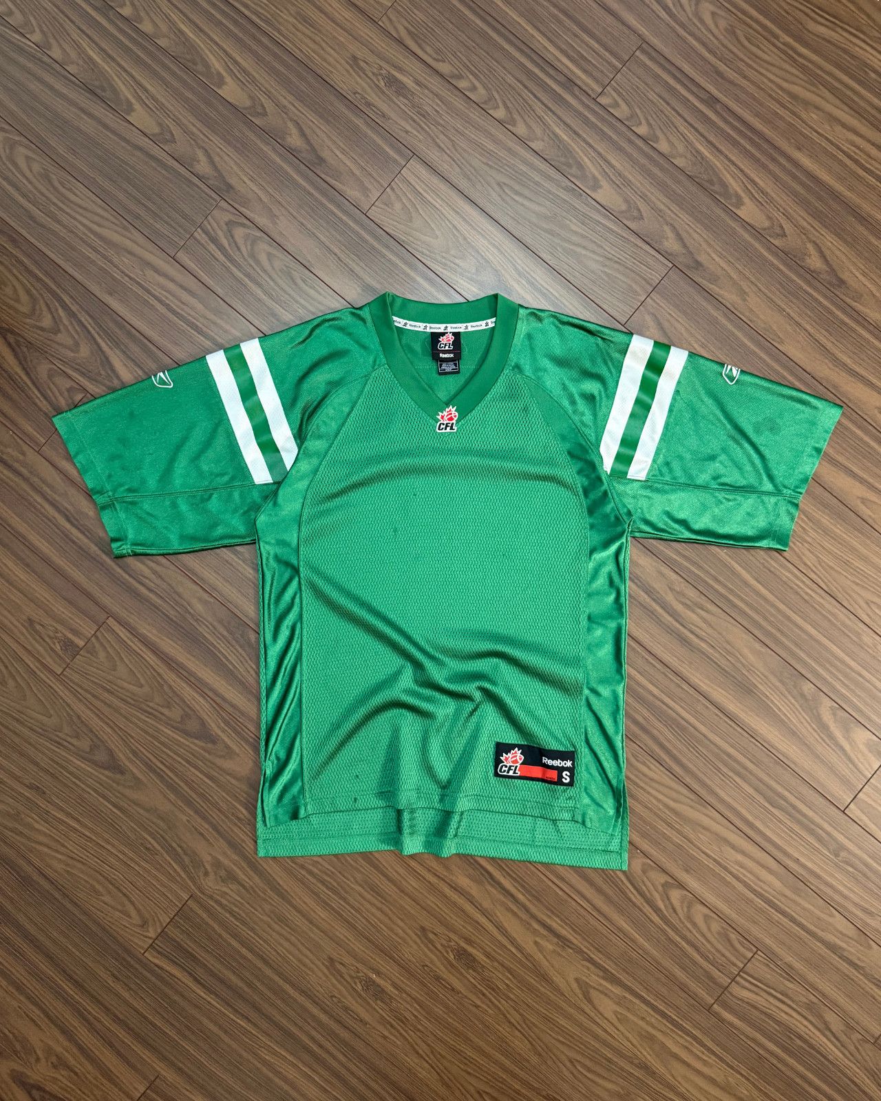 Reebok 2011 Reebok Saskatchewan Rough Riders CFL Blank Jersey Small Size US S / EU 44-46 / 1 - 1 Thumbnail