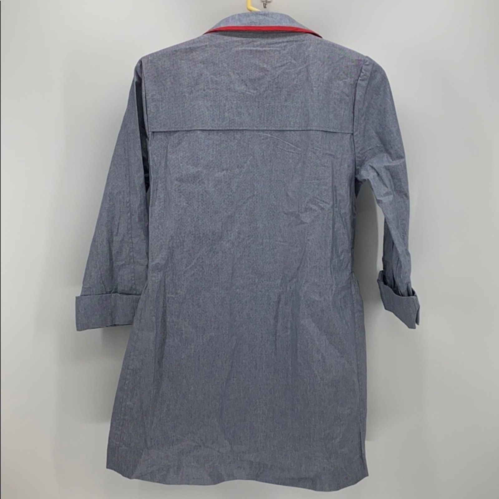 Anthropologie Luii Anthropologie Water Resistant Chambray Zip jacket S Size S / US 4 / IT 40 - 2 Thumbnail