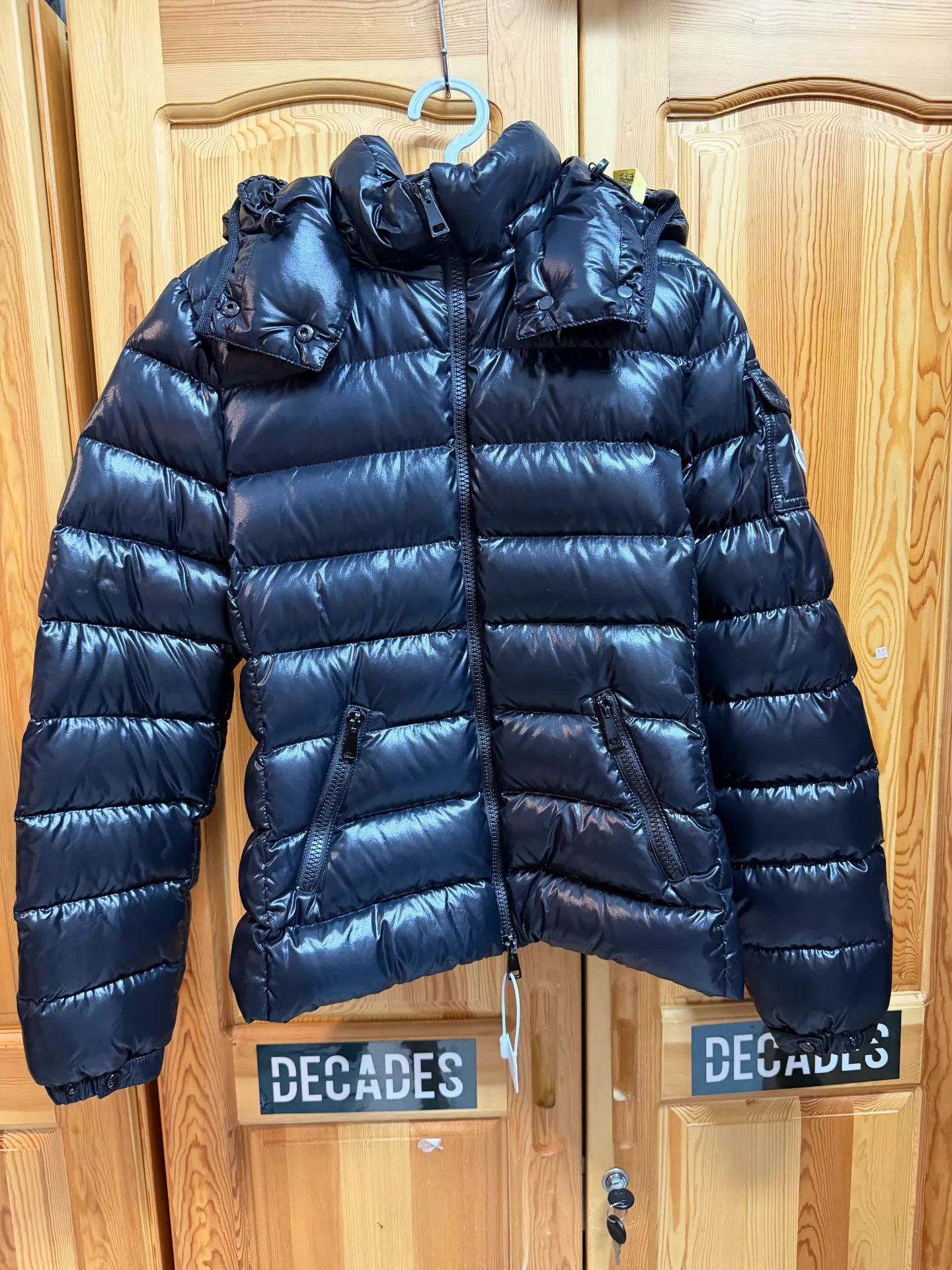 Moncler Moncler Bady Black Hooded Down Jacket Size 0 Size XS / US 0-2 / IT 36-38 - 1 Thumbnail