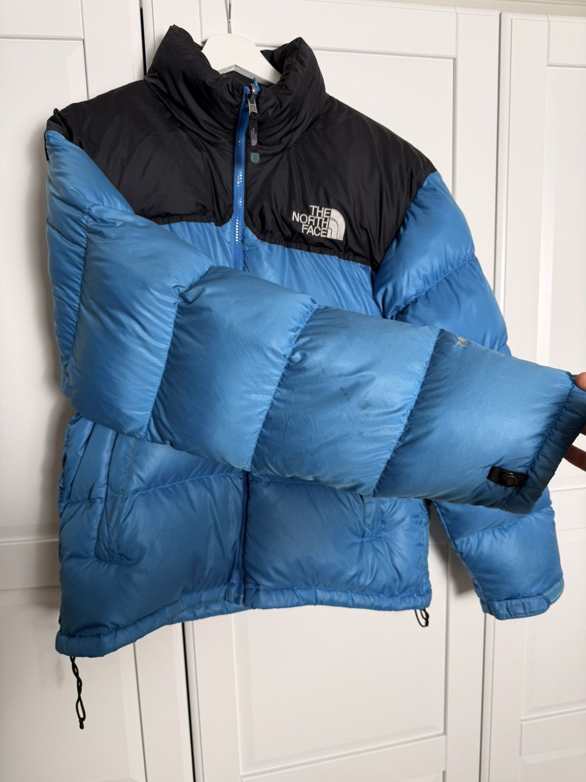 The North Face Jacket Puffer Blue – Size M Nuptse