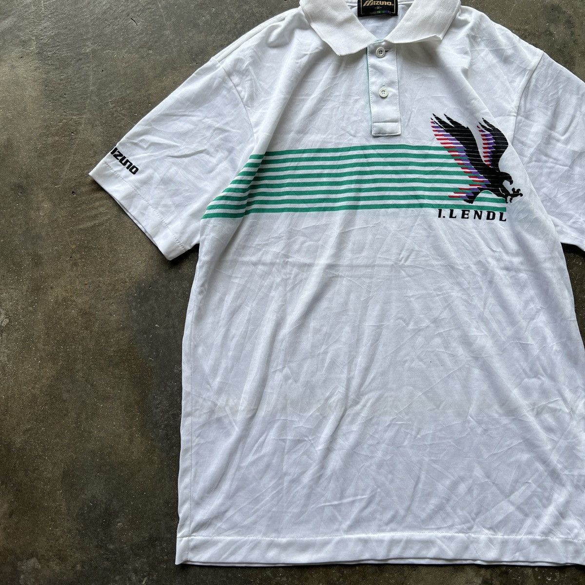 Mizuno 🔥 Rare Vintage Ivan Lendl Mizuno Polos Size US M / EU 48-50 / 2 - 5 Thumbnail