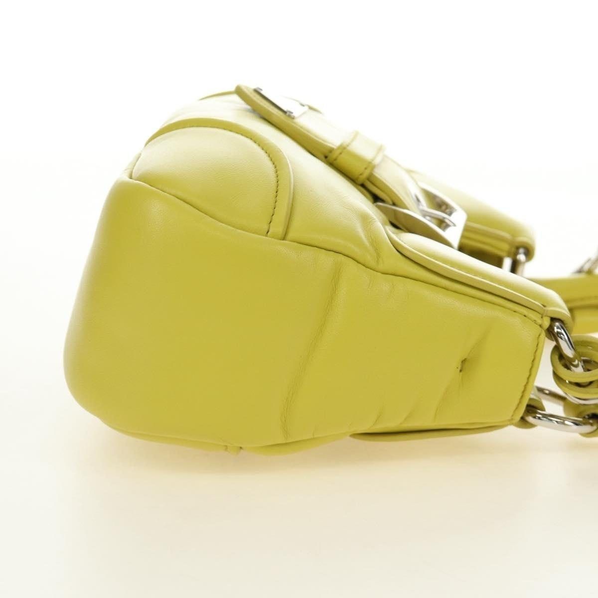 Prada Prada Saffiano Galleria Handbag Yellow Size ONE SIZE - 5 Thumbnail