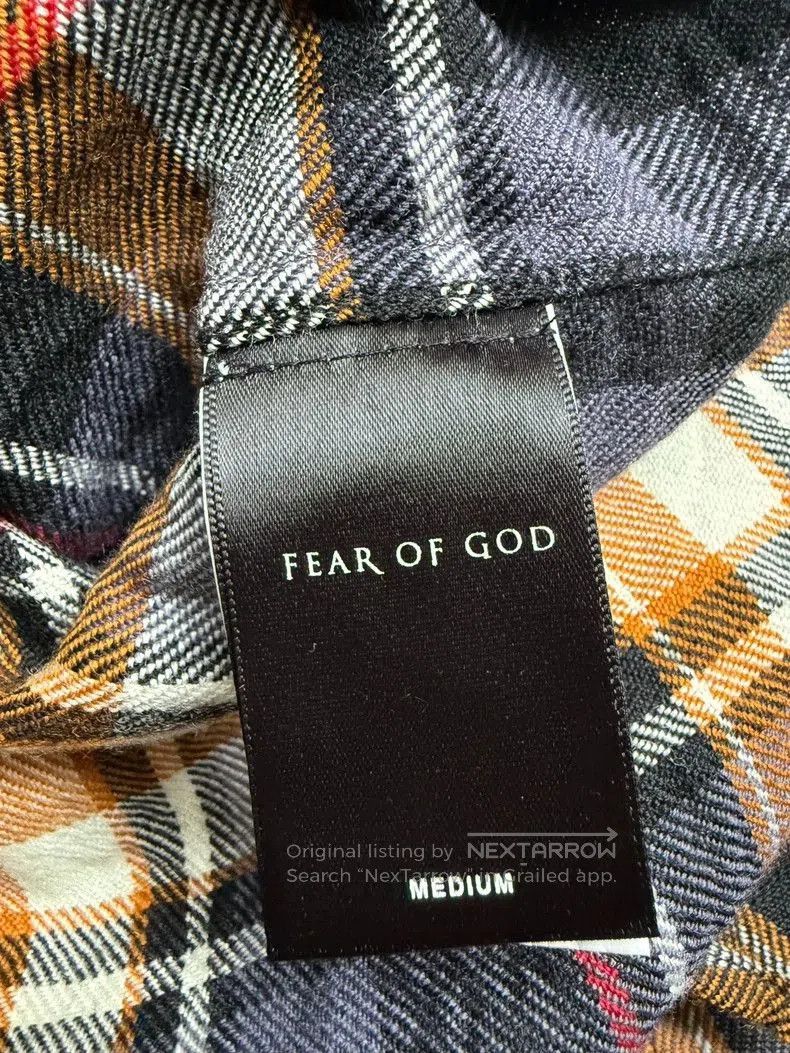 Fear of God Fear of God 5th Collar Denim Flannel Shirt. Size US M / EU 48-50 / 2 - 5 Thumbnail