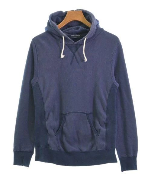 Comme des Garcons Homme Hoodie Cotton Logo Print Inseam Pocket Navy Blue Size US M / EU 48-50 / 2 - 1 Thumbnail