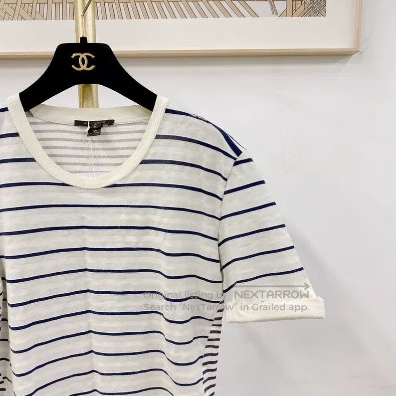 Louis Vuitton Louis Vuitton Striped T-shirt Size S / US 4 / IT 40 - 3 Thumbnail