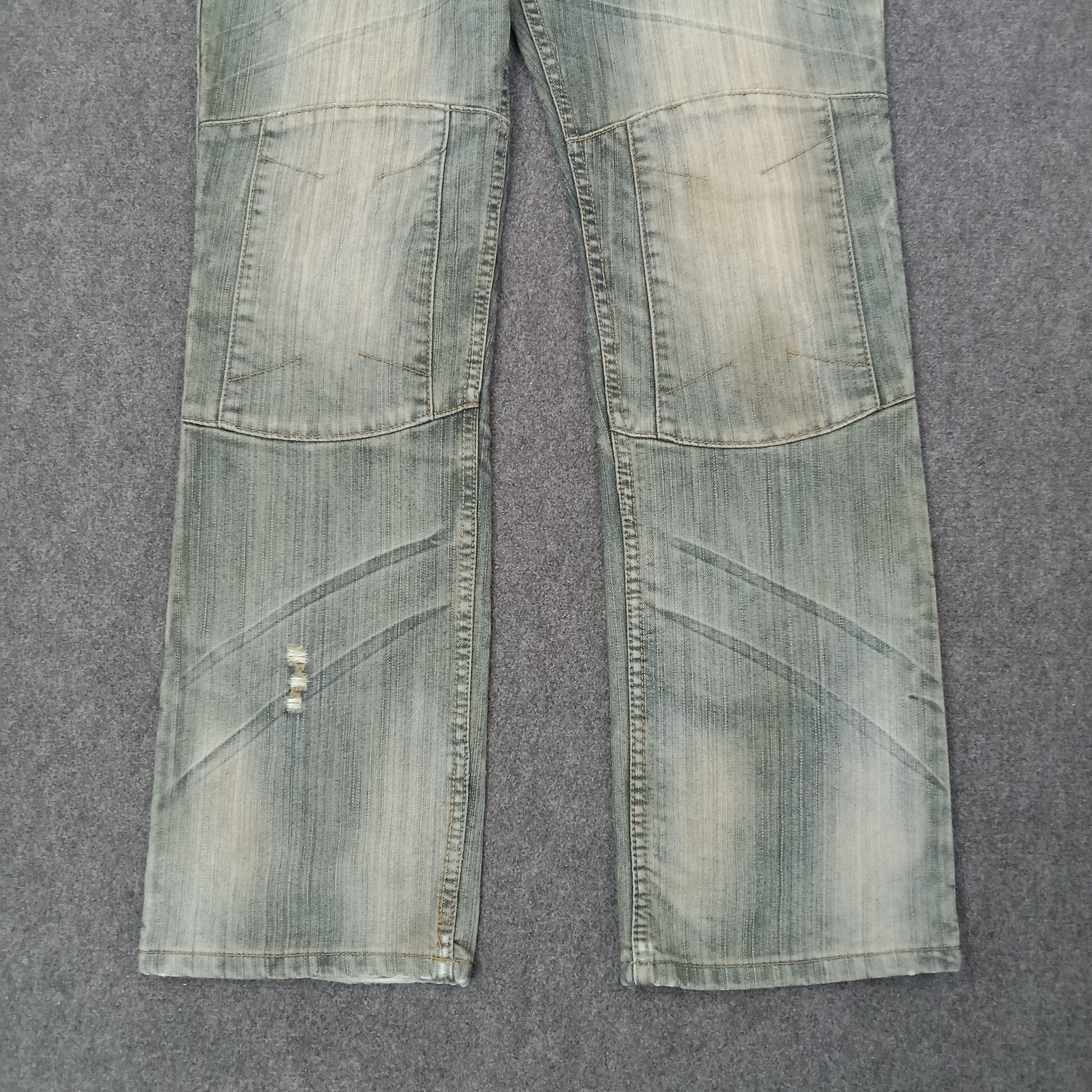 FUSAI F.U.S.A.I Focus USA Bikers Knee Denim Jeans C258N25 Size US 32 / EU 48 - 12 Thumbnail