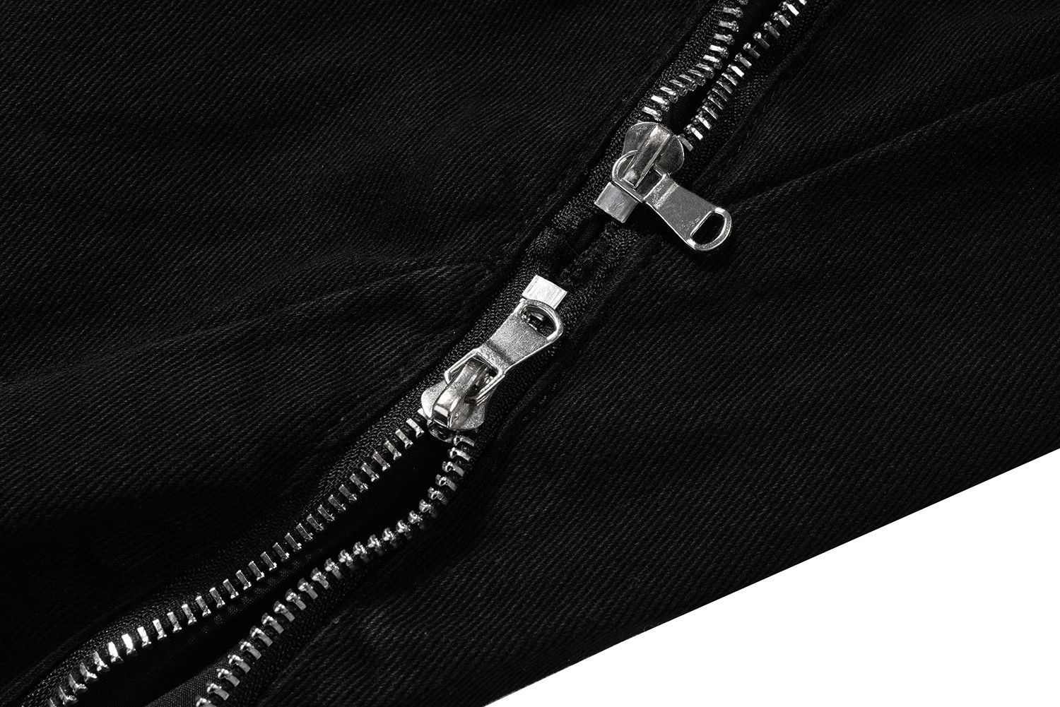 Japanese Brand × Jean Front Curve Zipper Adjustable Black Flare Jeans Size US 31 - 8 Thumbnail