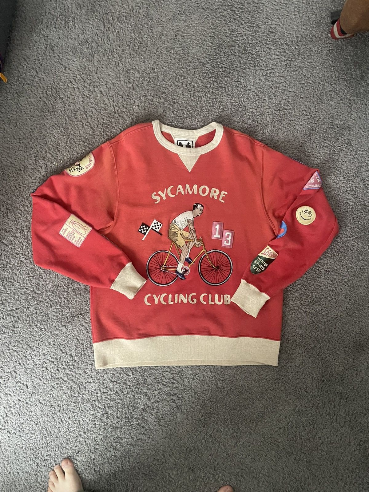 Samuel Zelig Samuel Zelig sycamore cycling club crewneck 