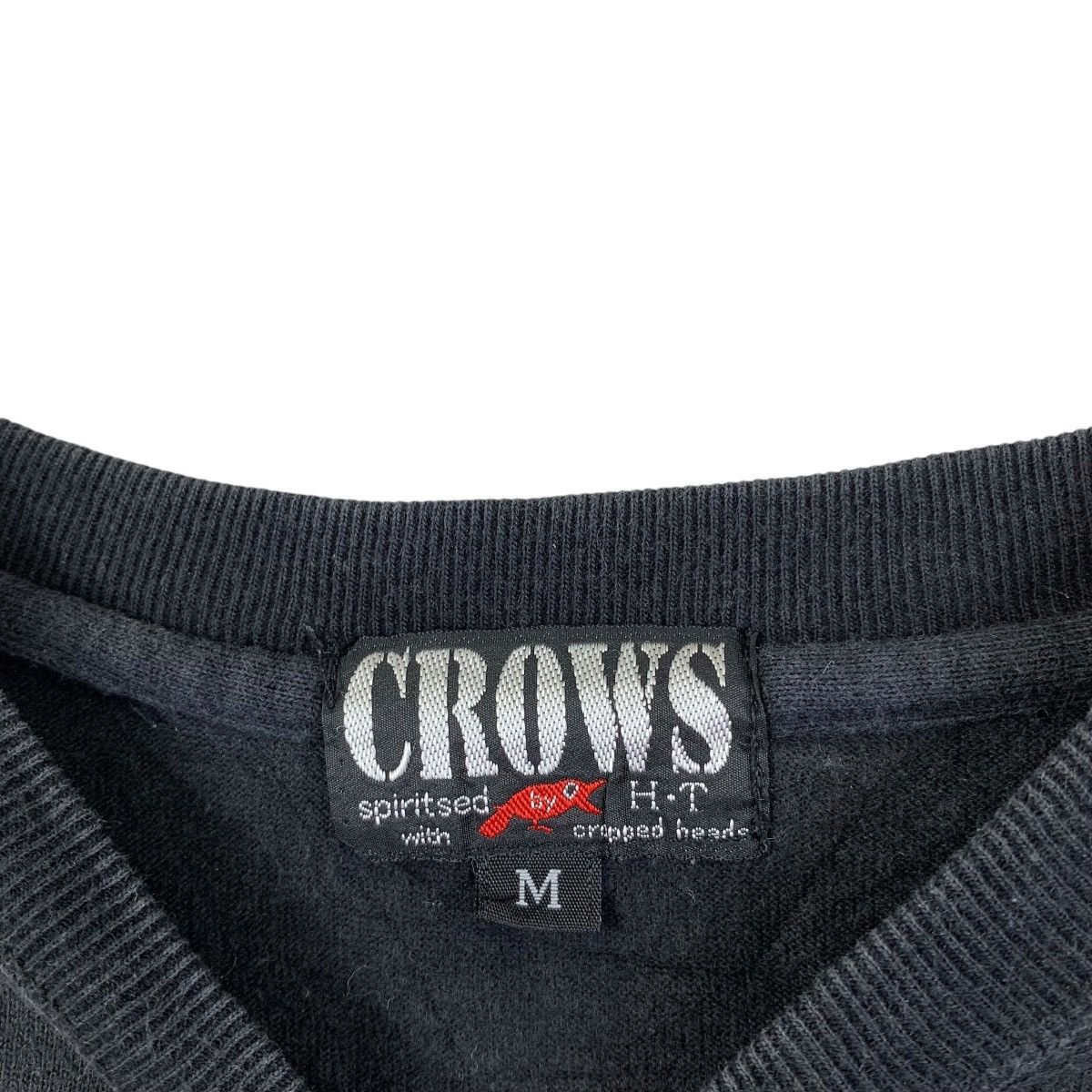 Vintage CROWS TFOA Skull Tee Black Japanese Biker Gang Manga Shirt Size US L / EU 52-54 / 3 - 4 Thumbnail