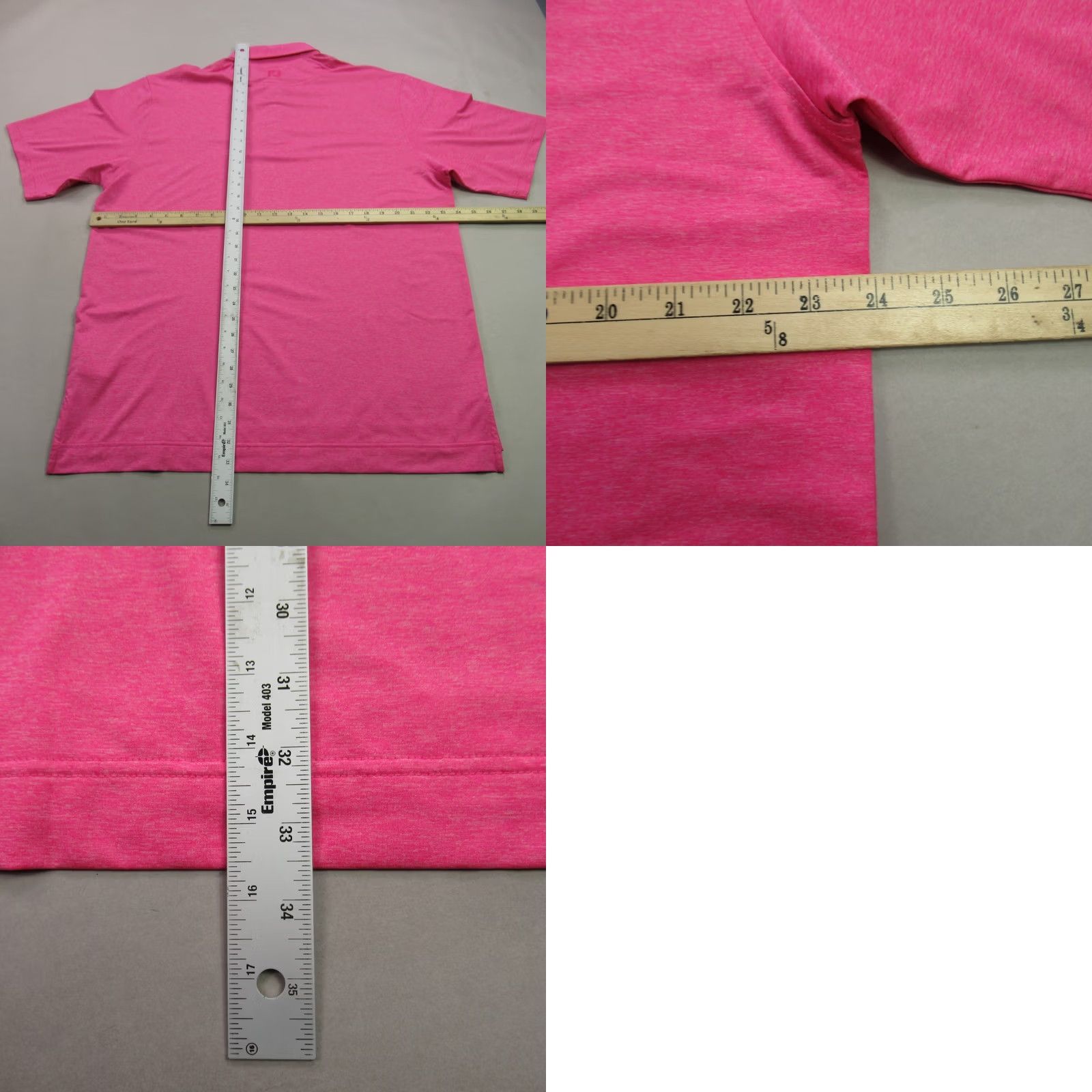 Footjoy Footjoy Golf Polo Shirt Mens Large Short Sleeve Lightweight Outdoors Pink Size US XXL / EU 58 / 5 - 8 Thumbnail