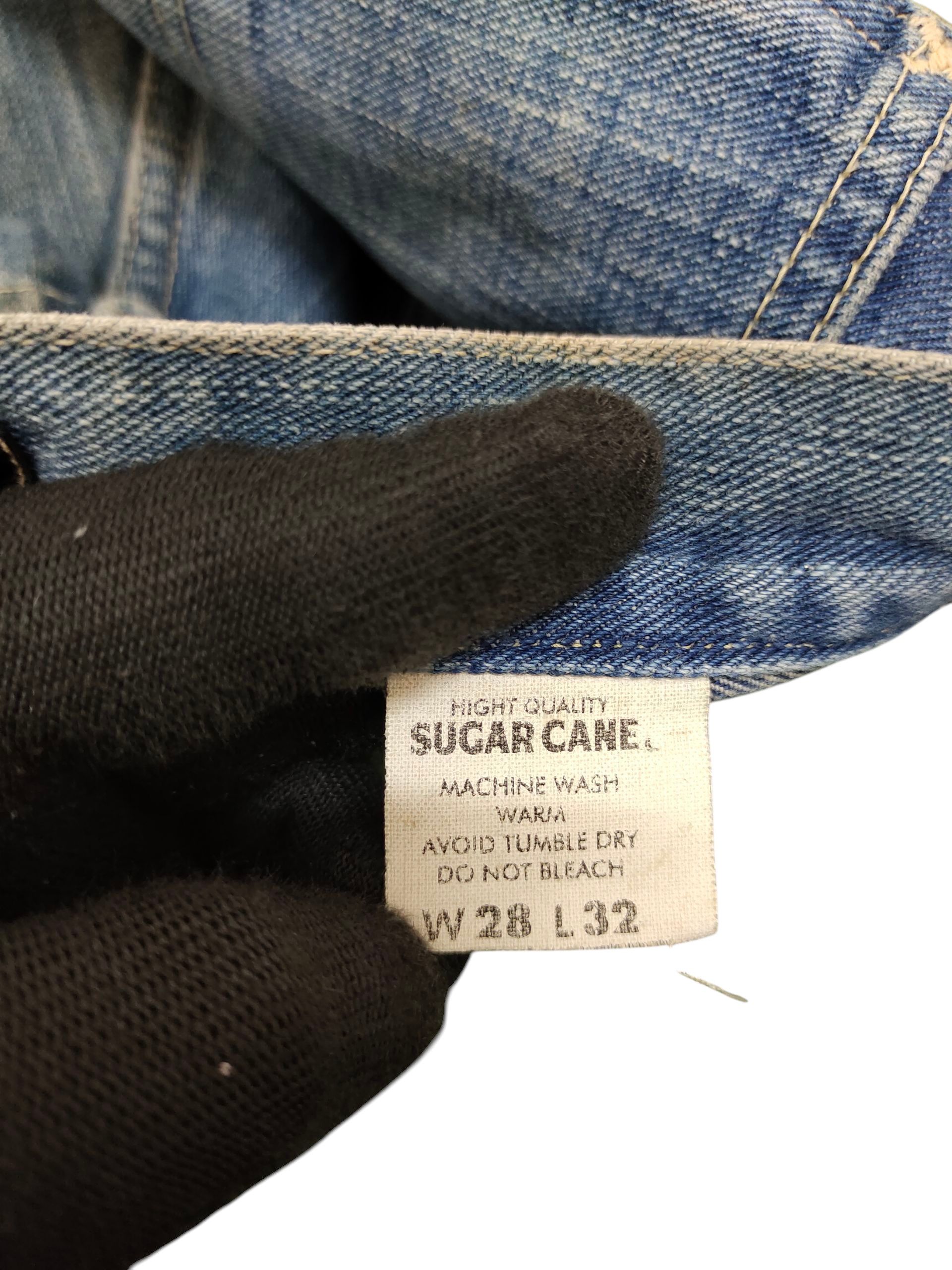Sugar Cane Vintage 90s Sugar Cane Selvedge Jeans - Clawmark Faded denim Size US 28 / EU 44 - 12 Thumbnail
