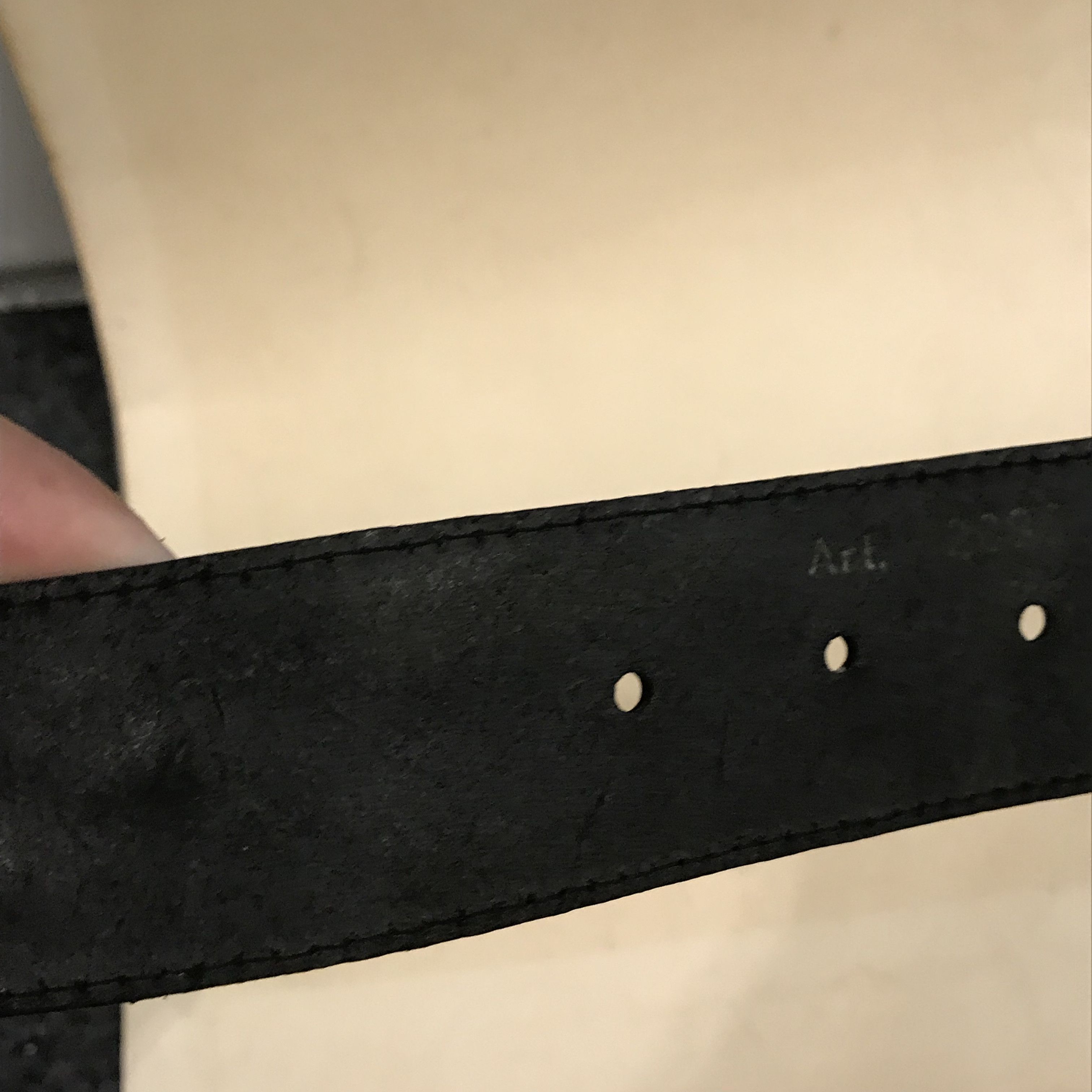 Vintage Vintage Roccobarocco Italian Belt black bohemian leather Size ONE SIZE - 3 Thumbnail