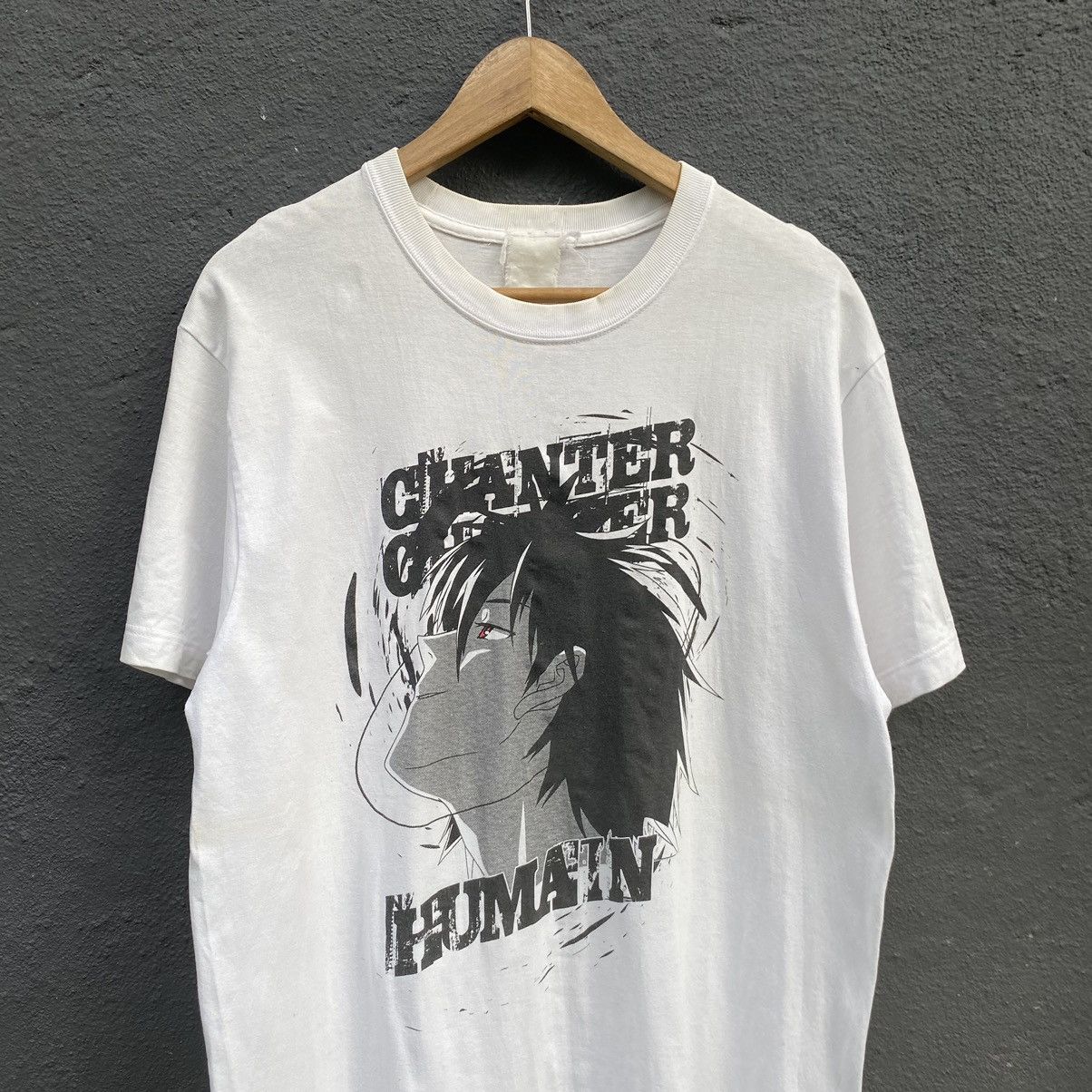 Anime Thrashed Vintage Y2K Evangelion Neon Genesis ERD GRUNGE TEE Size US L / EU 52-54 / 3 - 2 Thumbnail