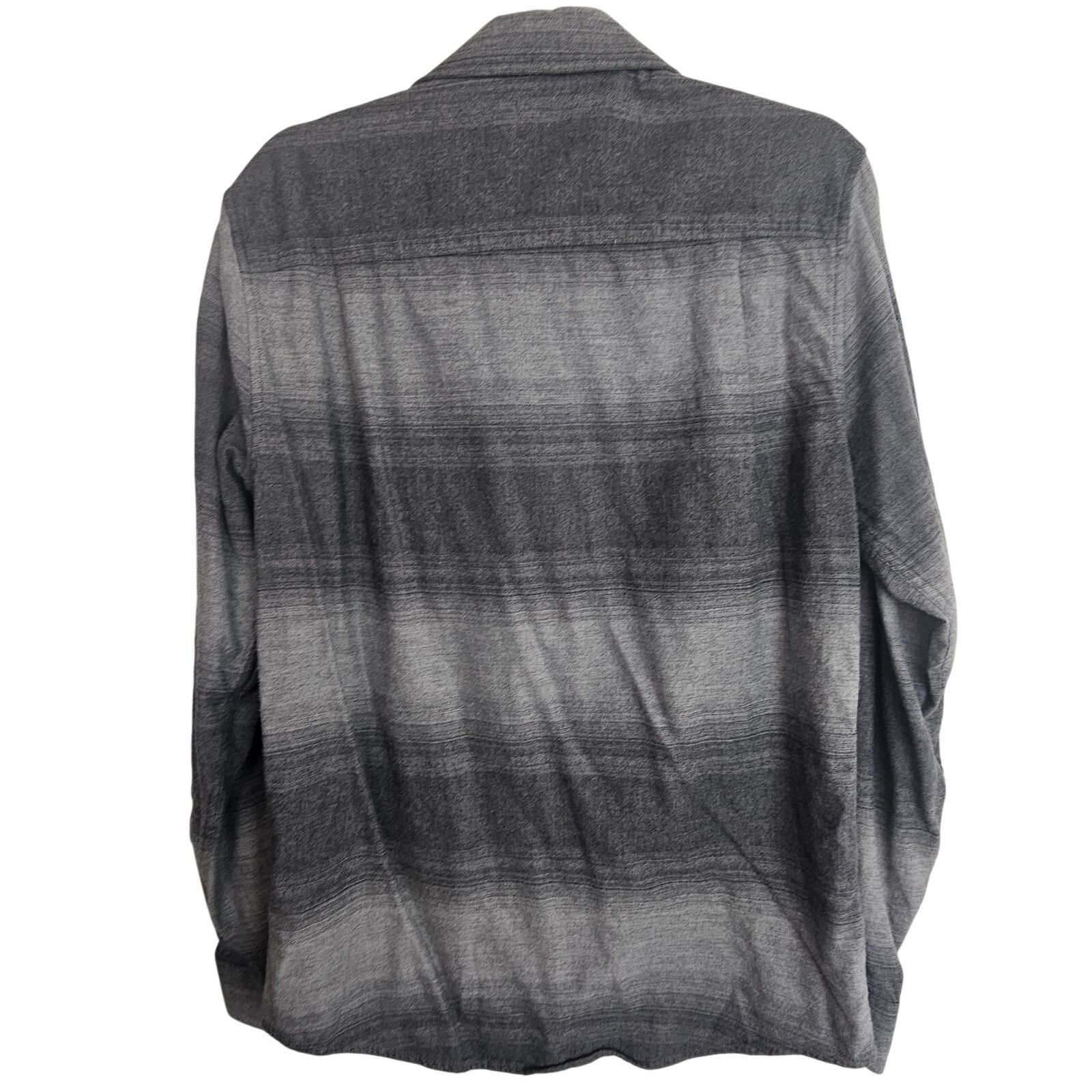 TravisMathew Travis Mathew Shirt Men M Gray Striped Button Flannel Grunge Size US M / EU 48-50 / 2 - 9 Thumbnail