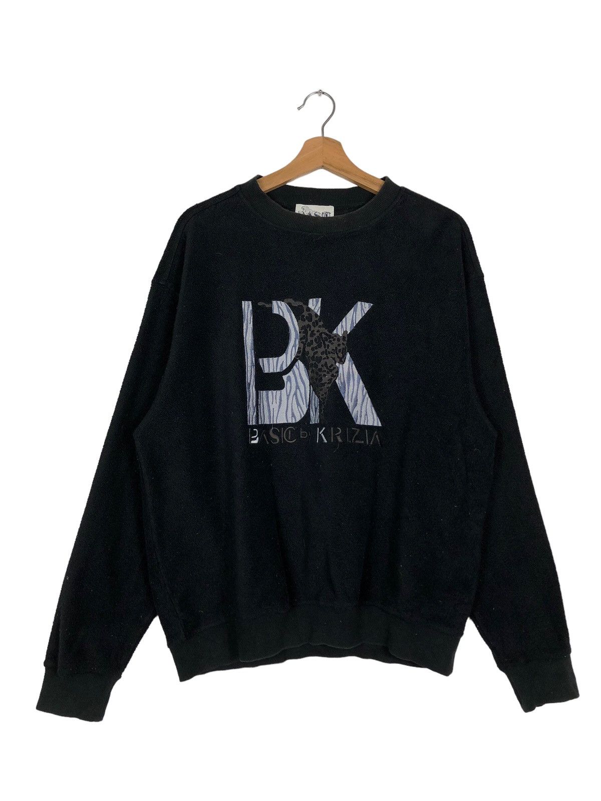 Japanese Brand 🔥90’s Vintage Sweatshirt Crewneck Basic by Krizia Big Logo Size US M / EU 48-50 / 2 - 1 Thumbnail