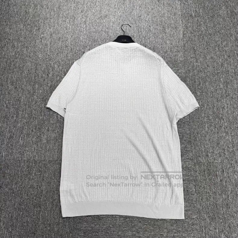 Loro Piana Loro Piana Linen and Cashmere Blend Short Sleeve Size US XL / EU 56 / 4 - 2 Thumbnail