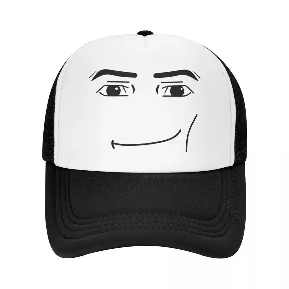 Japanese Brand × Vintage Robot Robloxs Face Baseball Cap Size ONE SIZE - 1 Thumbnail