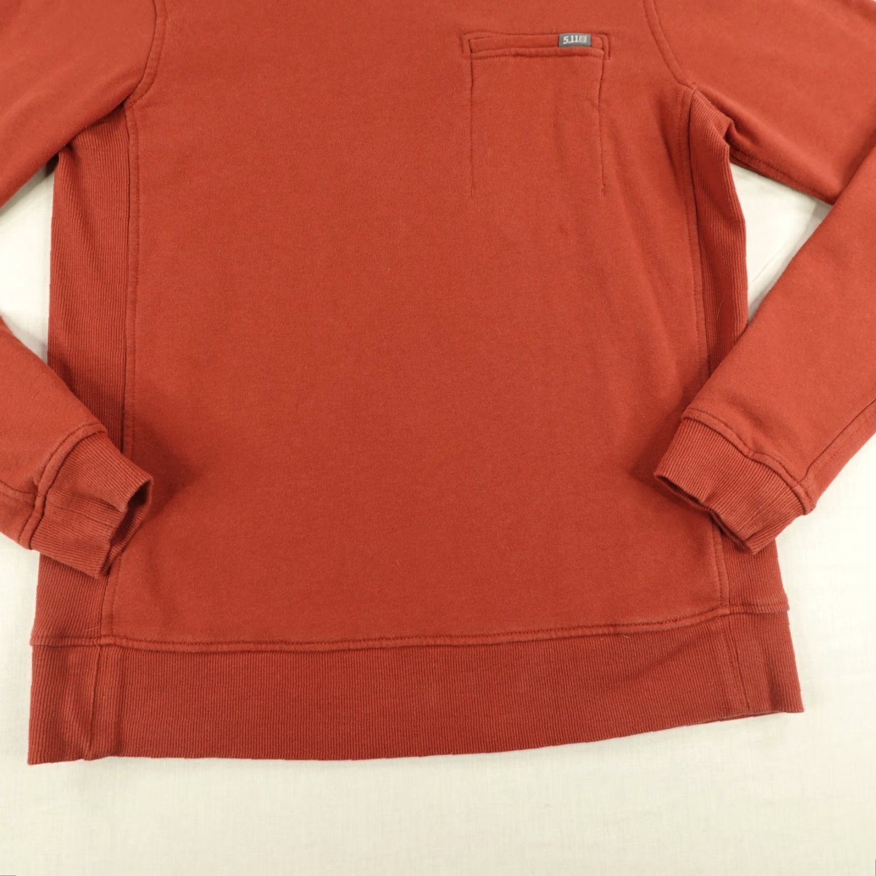 Vintage 5.11 Tactical Sweatshirt Mens Small Orange Engage Fleece Crewneck Sweater Size US S / EU 44-46 / 1 - 4 Thumbnail
