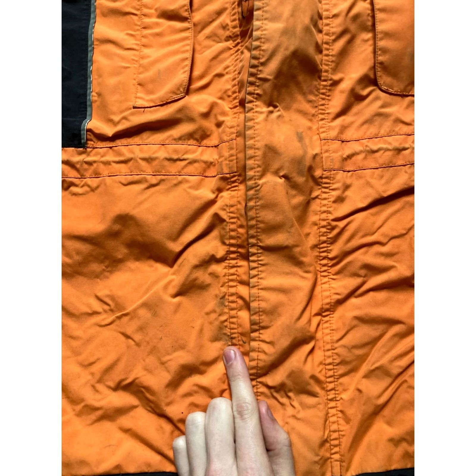 Harley Davidson Harley-Davidson Jacket Rain Coat GoreTex Orange Black Mens M Water Resistant Riding Motorcycle Outdoor Size US M / EU 48-50 / 2 - 6 Thumbnail