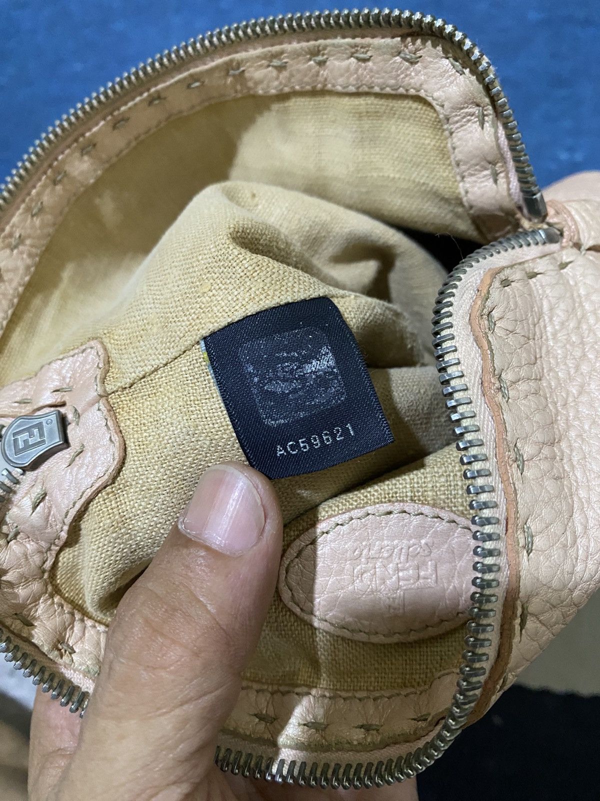 Fendi Fendi Selleria Baby Pink Pouch Size ONE SIZE - 11 Thumbnail