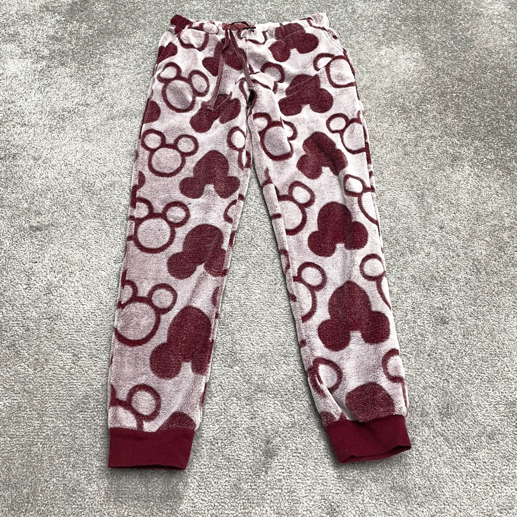 Disney Disney Mickey Mouse Sweatshirt Sweatpants Set Womens S Red Tapered Leg 2 Piece Size S / US 4 / IT 40 - 4 Thumbnail
